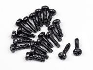 HPI 114288 - Q32 & D8T TESSMANN BUTTON HEAD SCREW M1.7X6MM (20PCS)